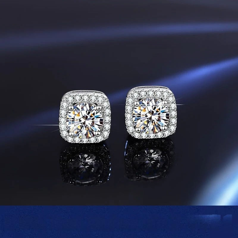 Crystal Radiance Stud Earrings