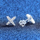 Fine Cross Earrings
