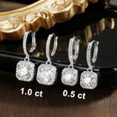 Floating Sparkle Earrings – Suspended Purity