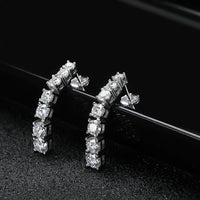 Moissanite Drop Earrings