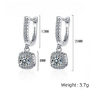 Suspended Halo Earrings – Weightless Sparkle