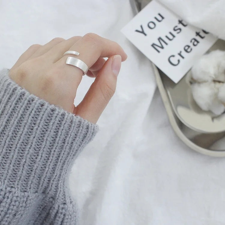 Bague simple en argent 925