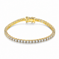 <tc>Bracelet Tennis En Moissanite</tc>