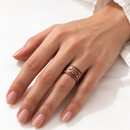 Herbarium Ring — Nature, Etched Through Time