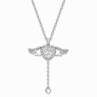 Cupid Necklace — Love Spreads Its Wings