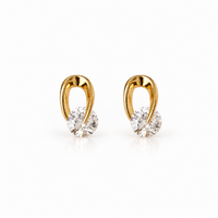 Volute Earrings — A Curve Around the Light