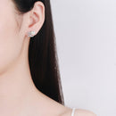 Pearl & Moissanite Earrings
