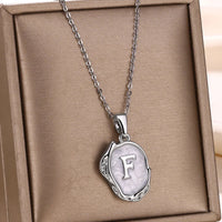 Deep Ocean Initial Necklace