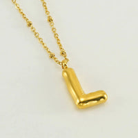 Floating Initial Necklace