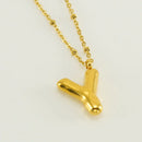 Floating Initial Necklace