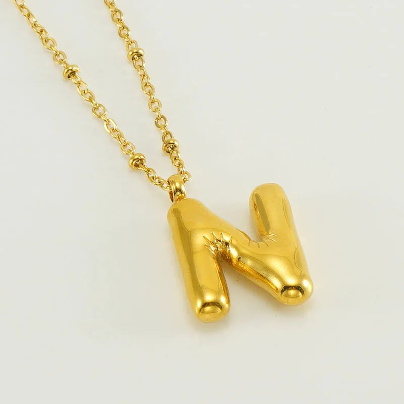 Floating Initial Necklace