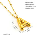 Floating Initial Necklace
