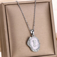 Deep Ocean Initial Necklace