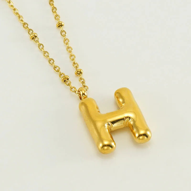 Floating Initial Necklace