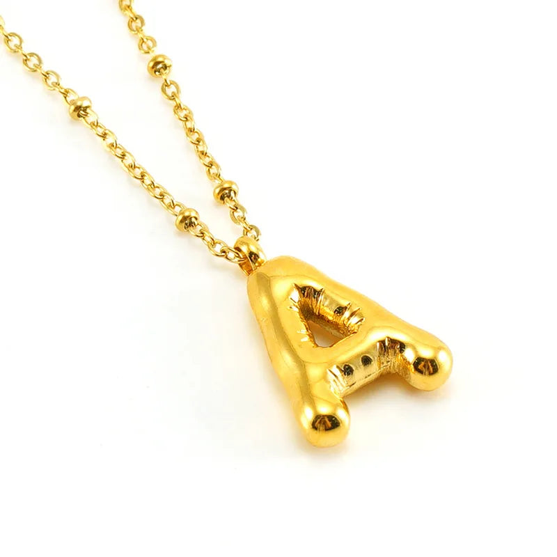 Floating Initial Necklace