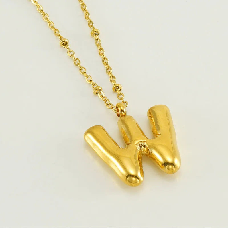 Floating Initial Necklace