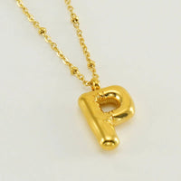 Floating Initial Necklace