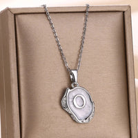 Deep Ocean Initial Necklace
