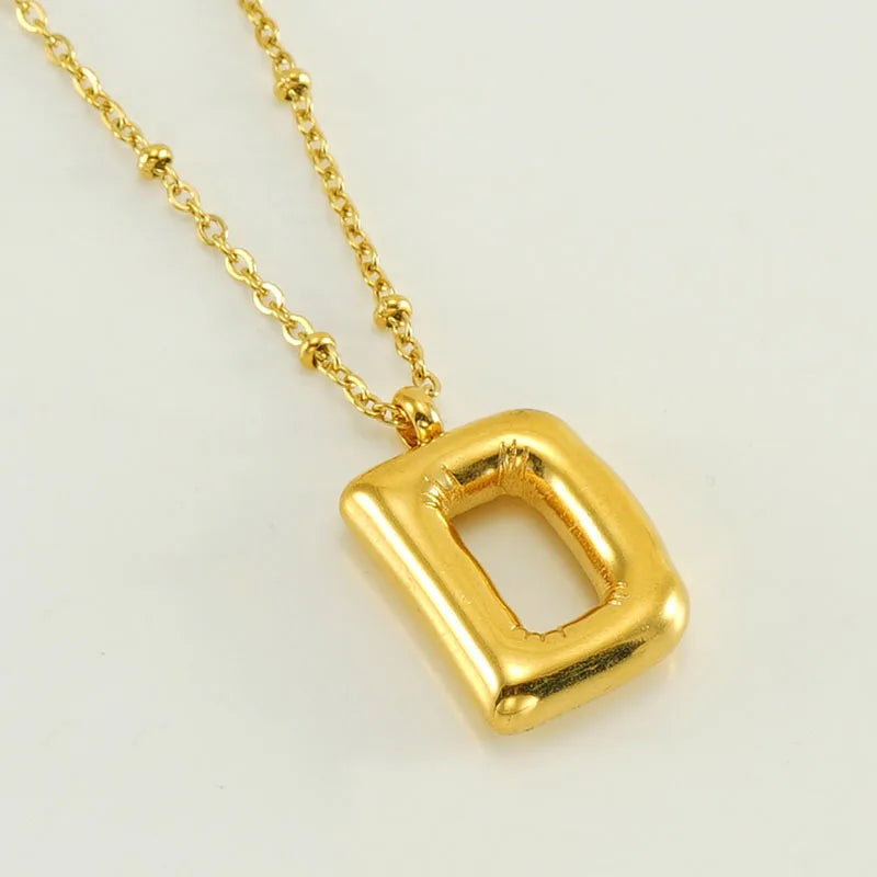 Floating Initial Necklace
