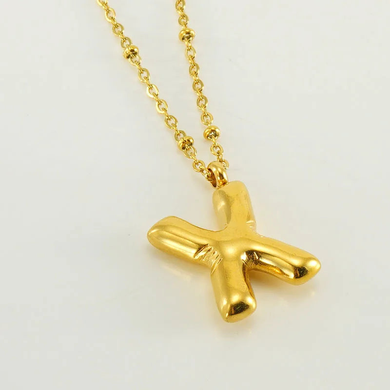 Floating Initial Necklace