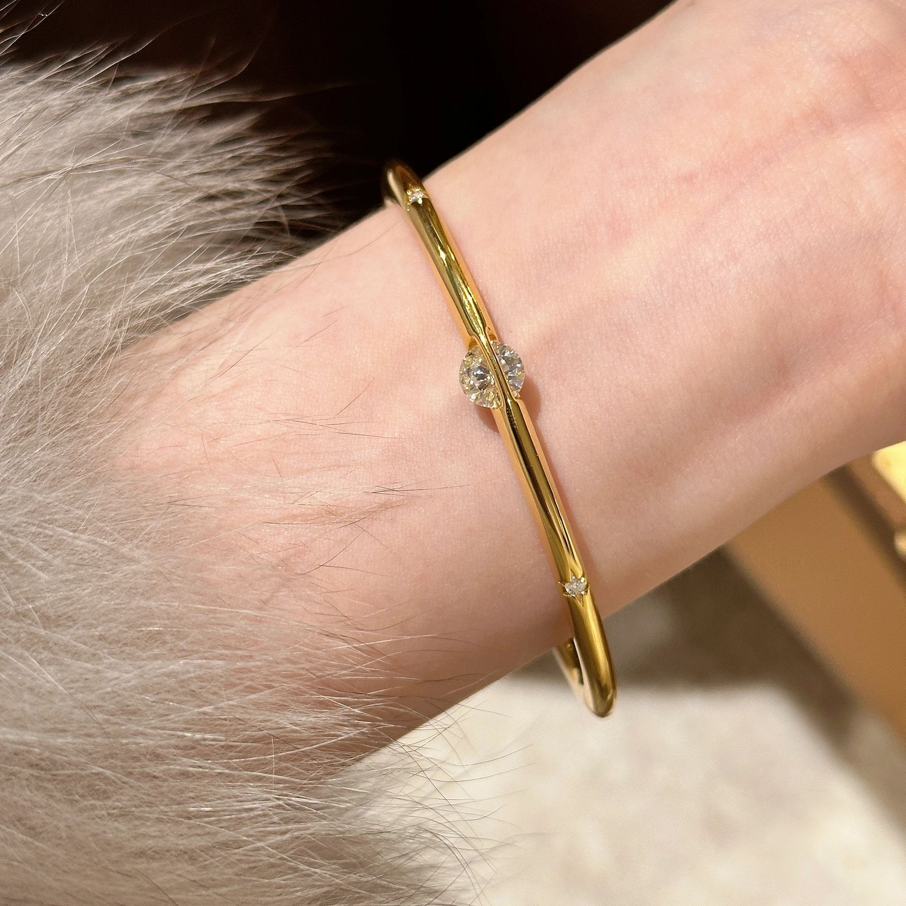 Opening Shooting Star Bracelet – 18.5 cm Circumference
