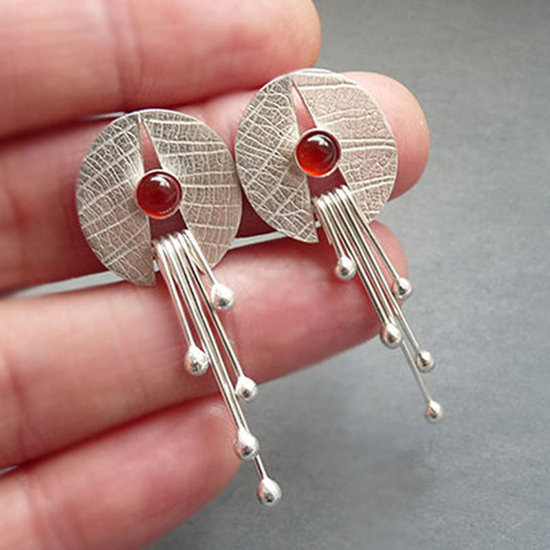 Ruby Cascade Earrings
