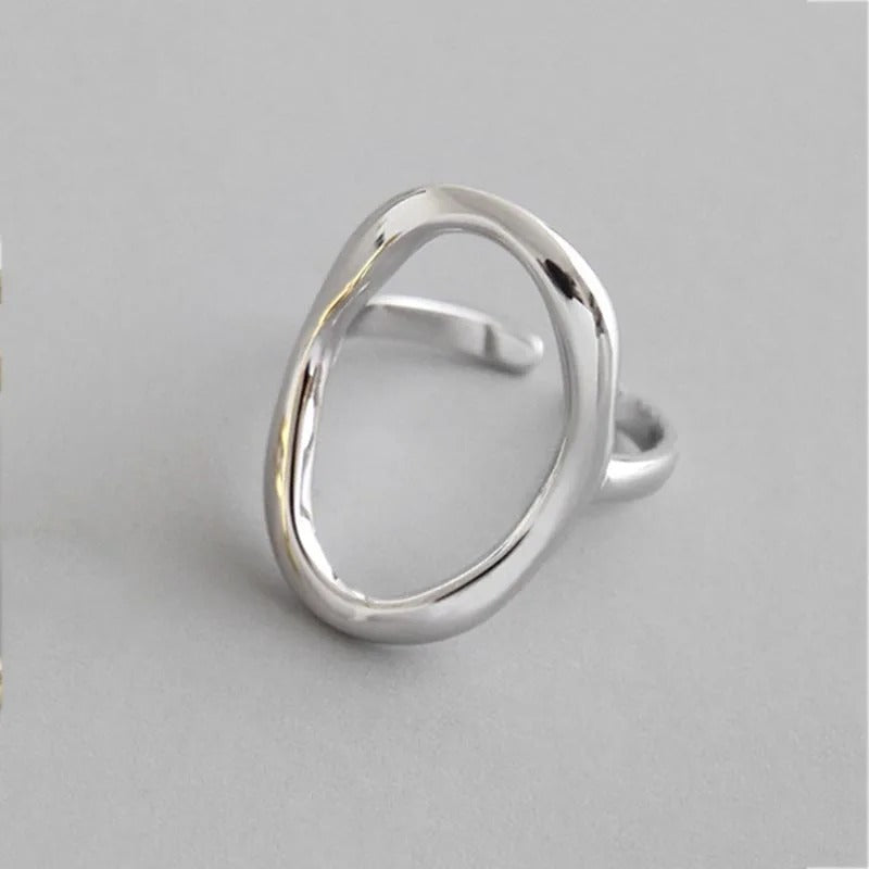 Sculpted Sphere Ring