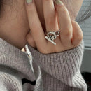 Bague design en argent 925