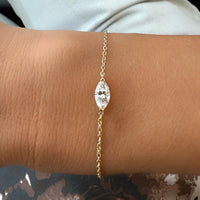 Solitaire Moissanite Bracelet