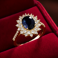 Vionne Sapphire Oval Ring