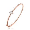 Pear-Shaped Moissanite Bracelet