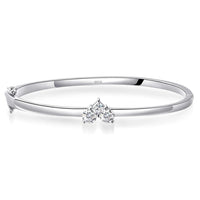Heart-Shaped Moissanite Bracelet